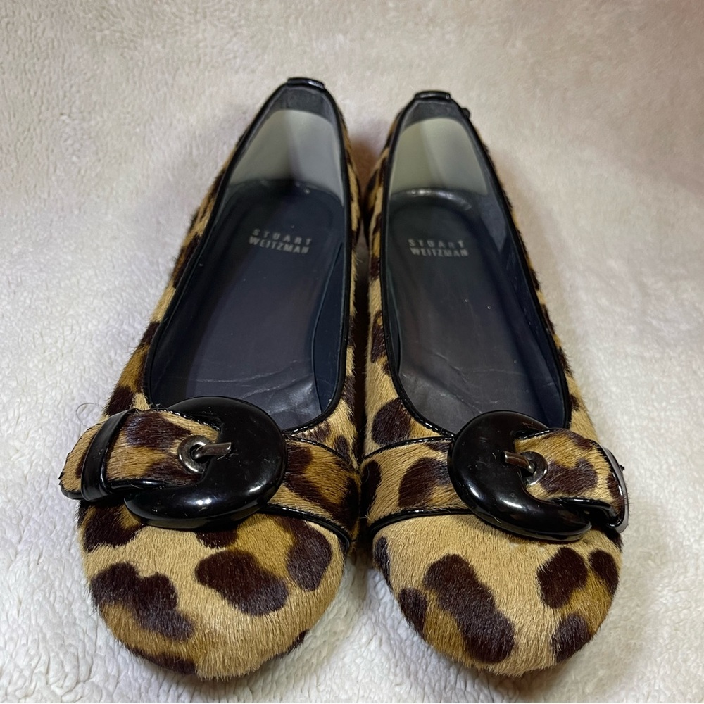 Stuart Weitzman cheetah print flats 7.5W